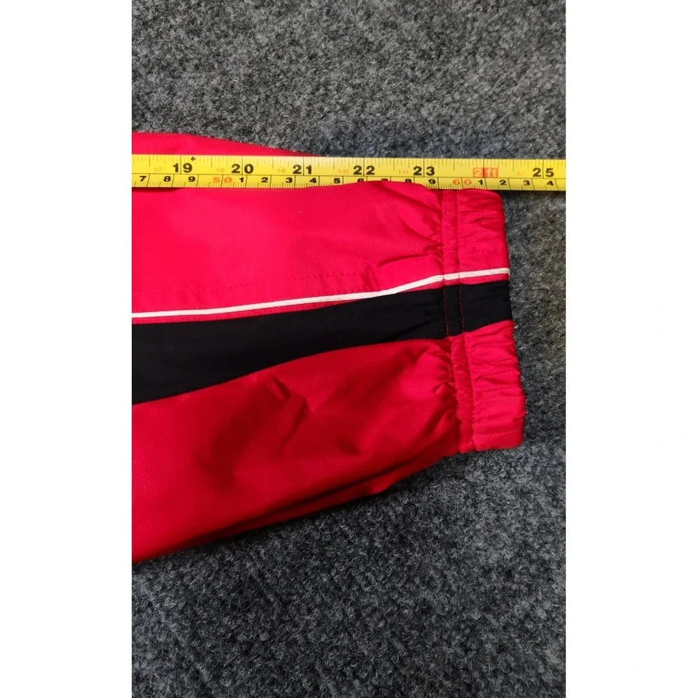 Vintage Y2K Reebok Athletic Tracksuit Set Red Full Zip Jacket & Black Pants Med